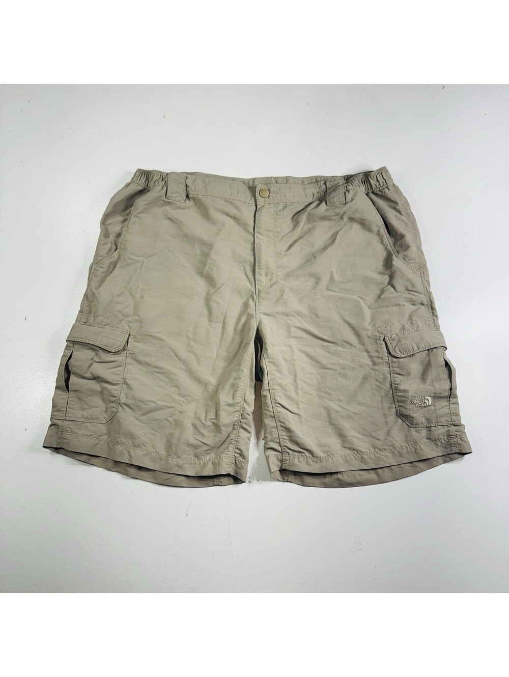 The North Face Cargo Shorts Beige Nylon Men’s Size XL